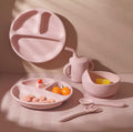Silicone Baby Feeding Set – BPA-Free Plate, Bowl, Bib & Cutlery