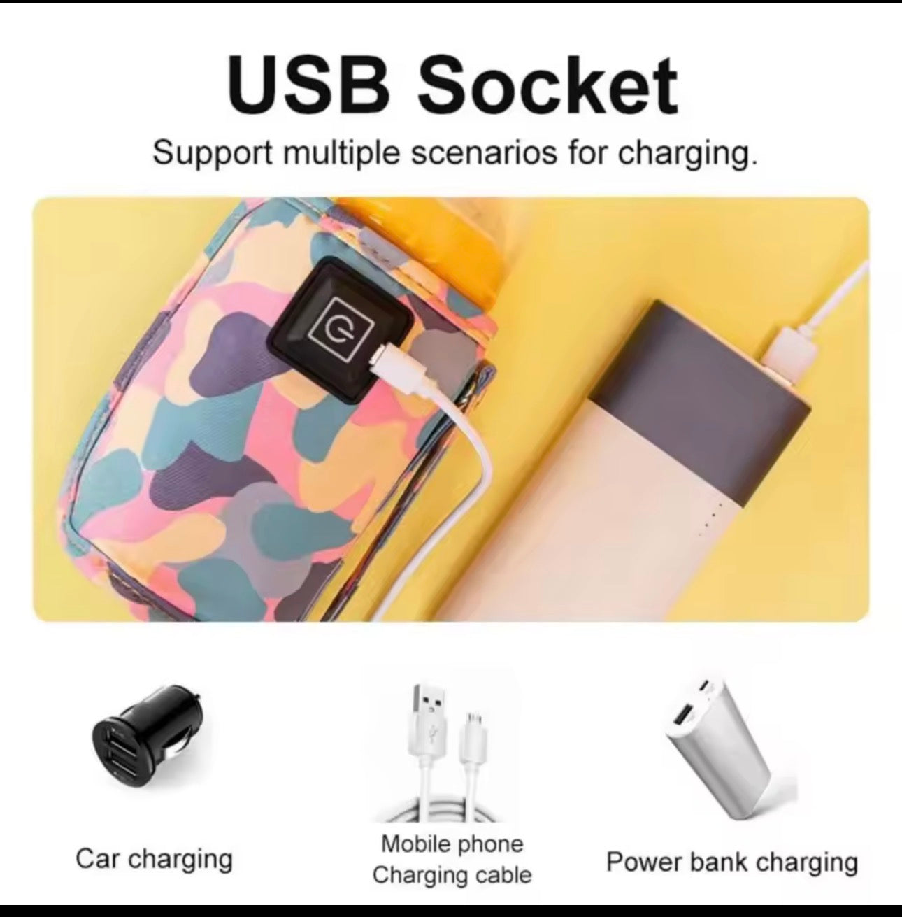 Portable USB Baby Bottle Warmer