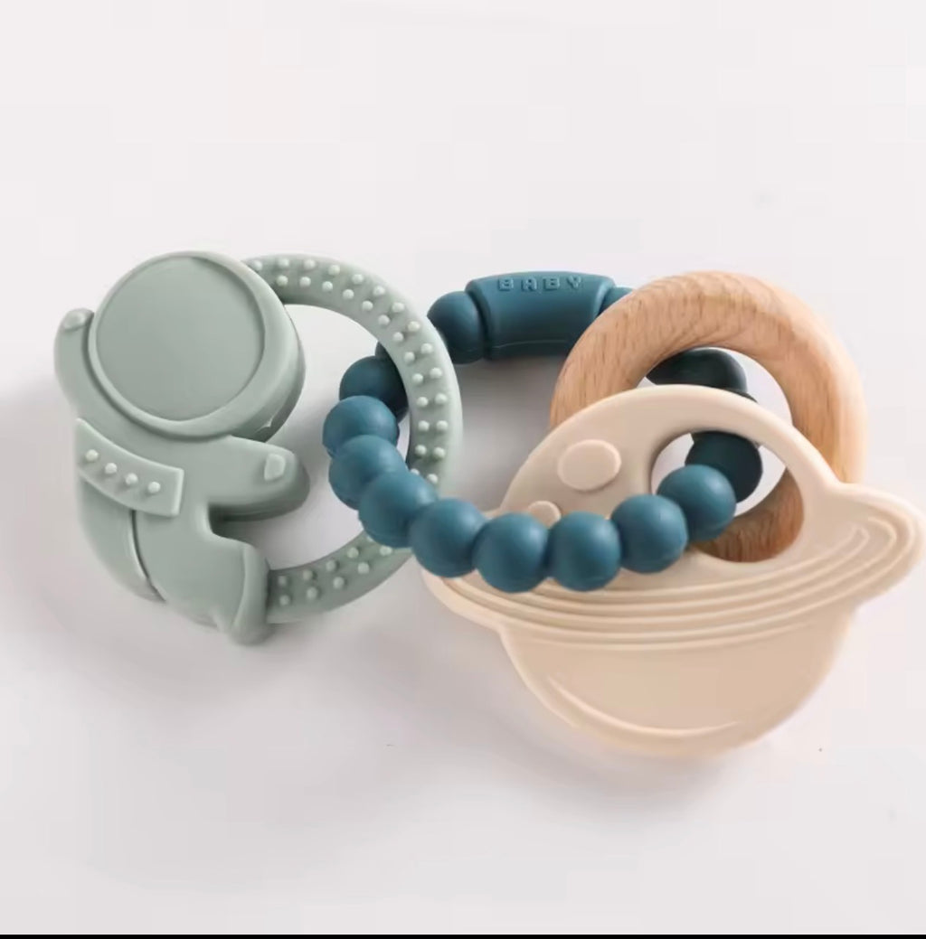 Baby Silicone Bracelet Teether Toy – BPA Free Sensory Teether